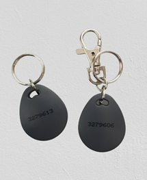 keyfob with inkjet number