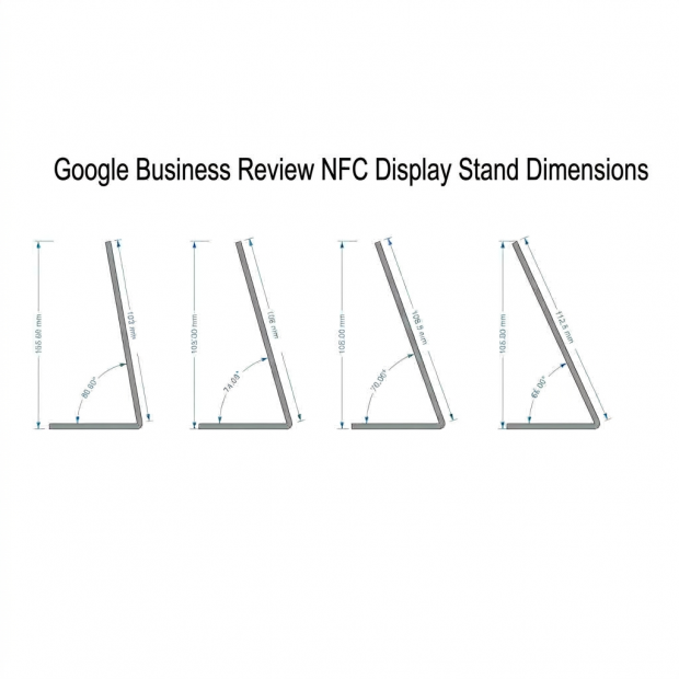 NFC Google Review Stand & Digital Menu for Restaurants