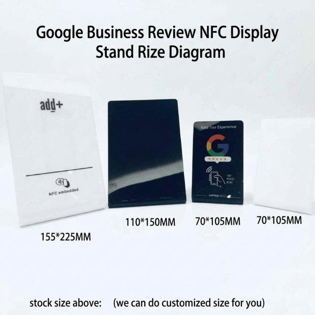 NFC Google Review Stand & Digital Menu for Restaurants