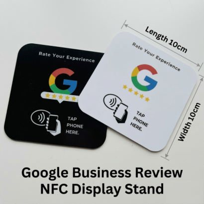 NFC Google Review Stand & Digital Menu for Restaurants